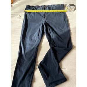 Michael Kors Men's Pants Parker Slim Fit Dark Blue Flat 38x34